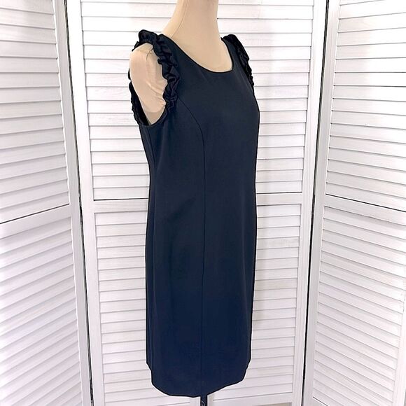 Talbots RSVP Black Sheath Dress Size 12P Sleeveless - Picture 5 of 12